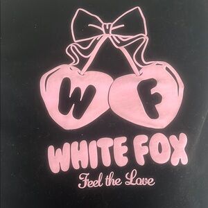 WHITE FOX - feel the love hoodie s/m